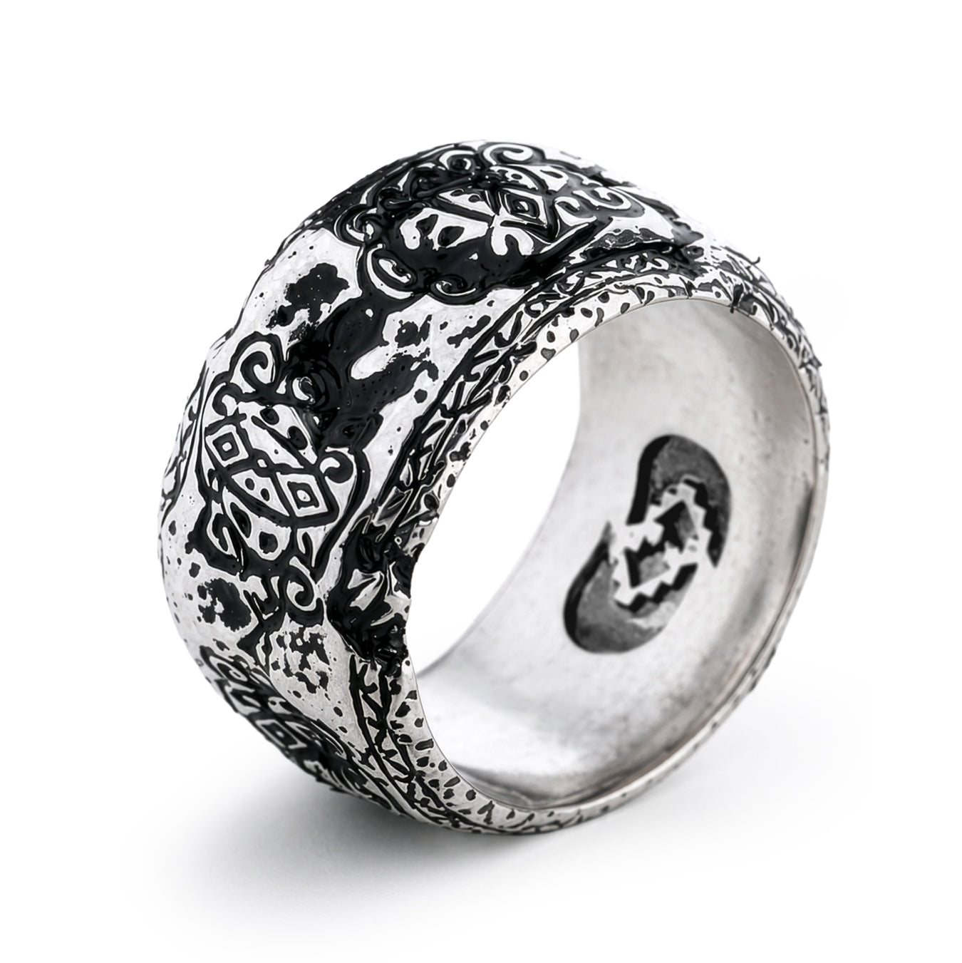 Svea Oxidized Silver Ring