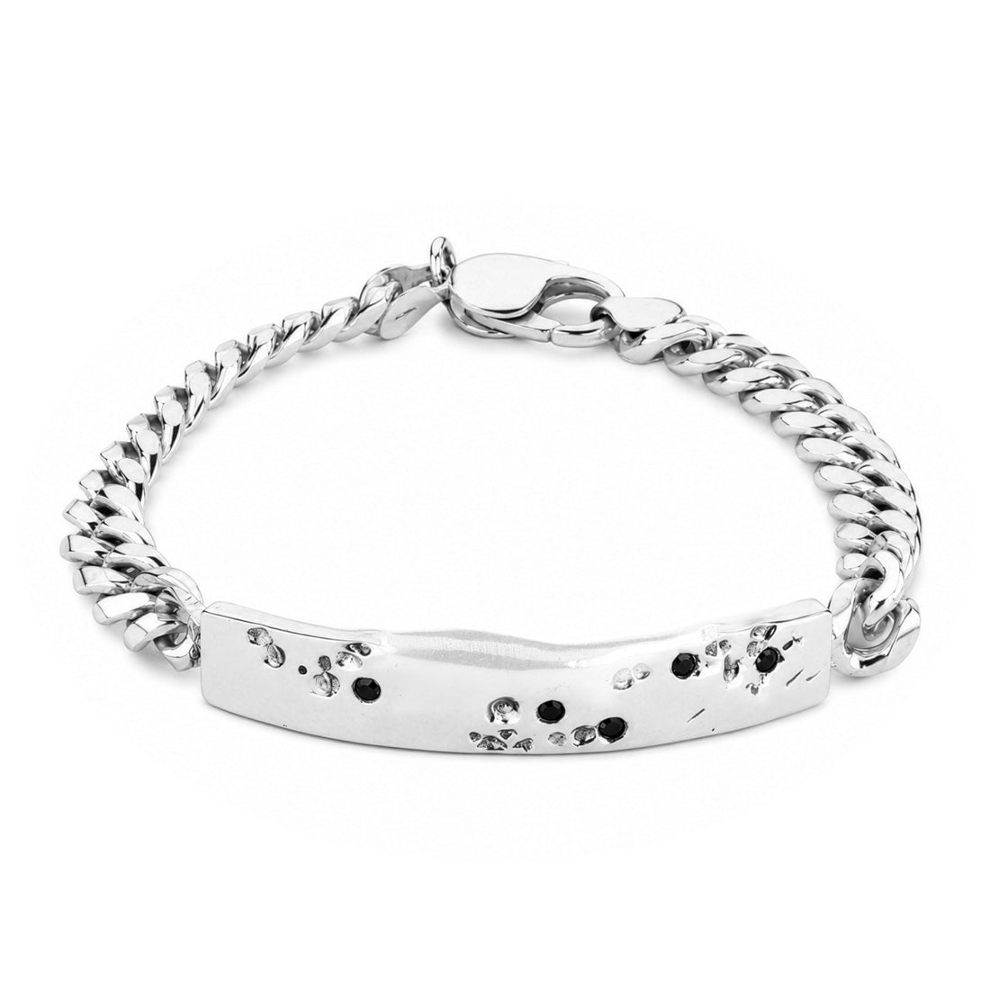 Brutalist Silver Bracelet