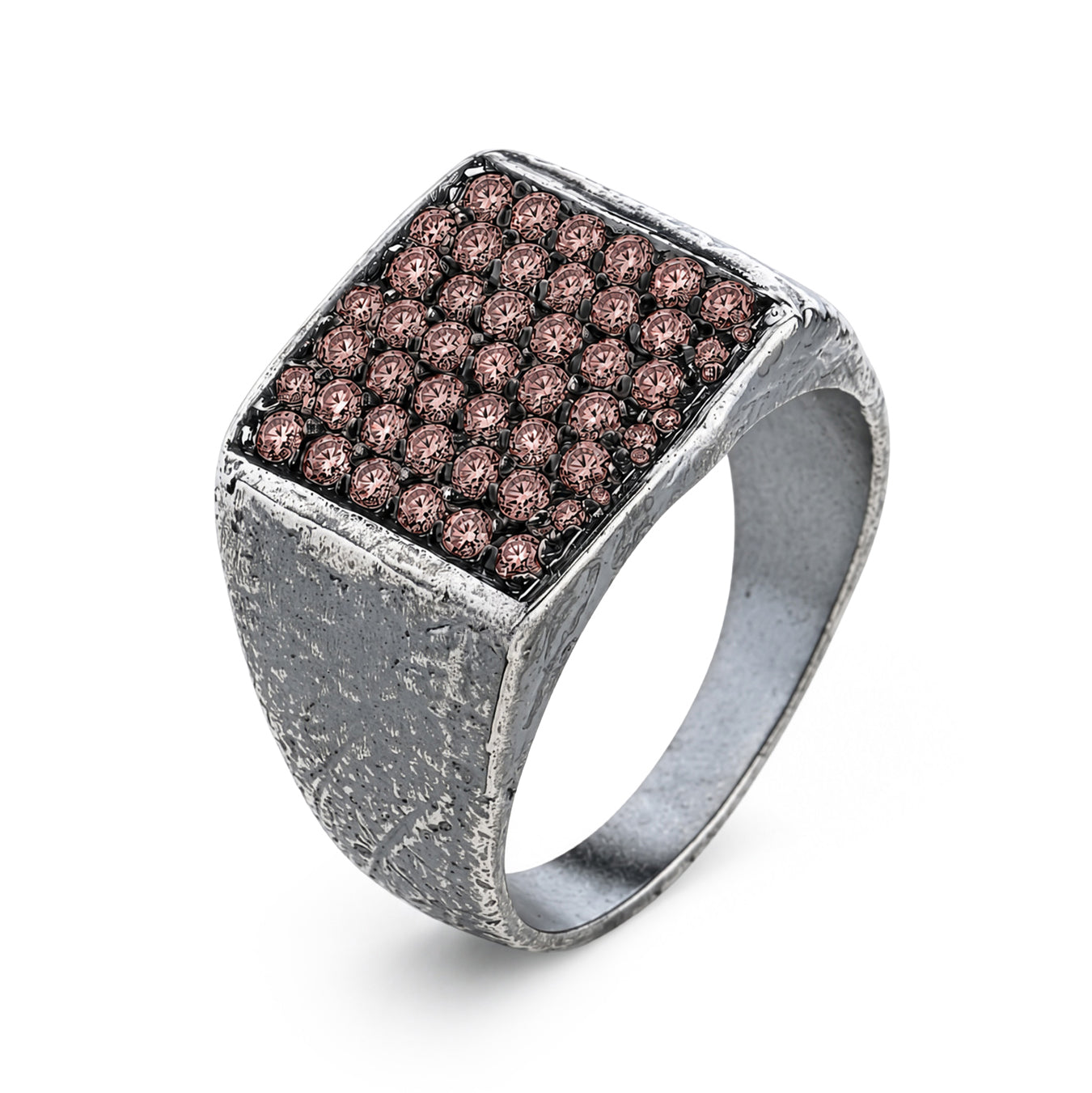 Mimi Brown Stone Silver Ring
