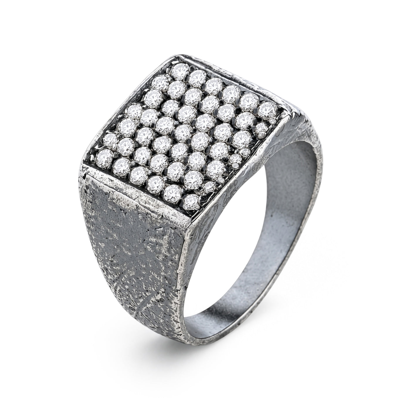 Lulu White Zircon Stone Ring