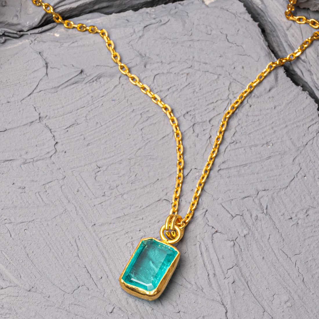 North 18K Gold Plated Silver Necklace