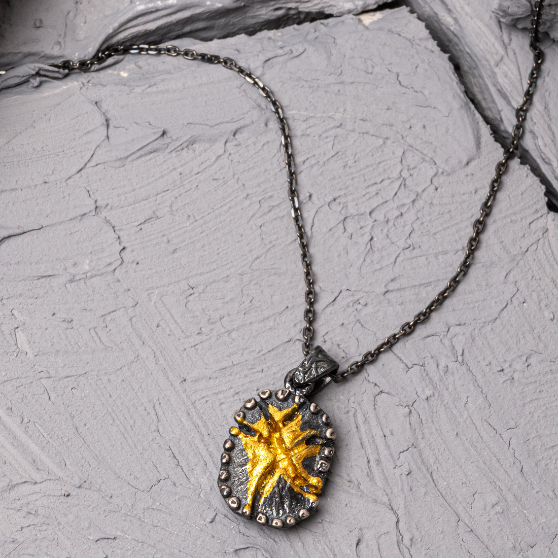 Skye Black Rhodium Plated Silver Necklace